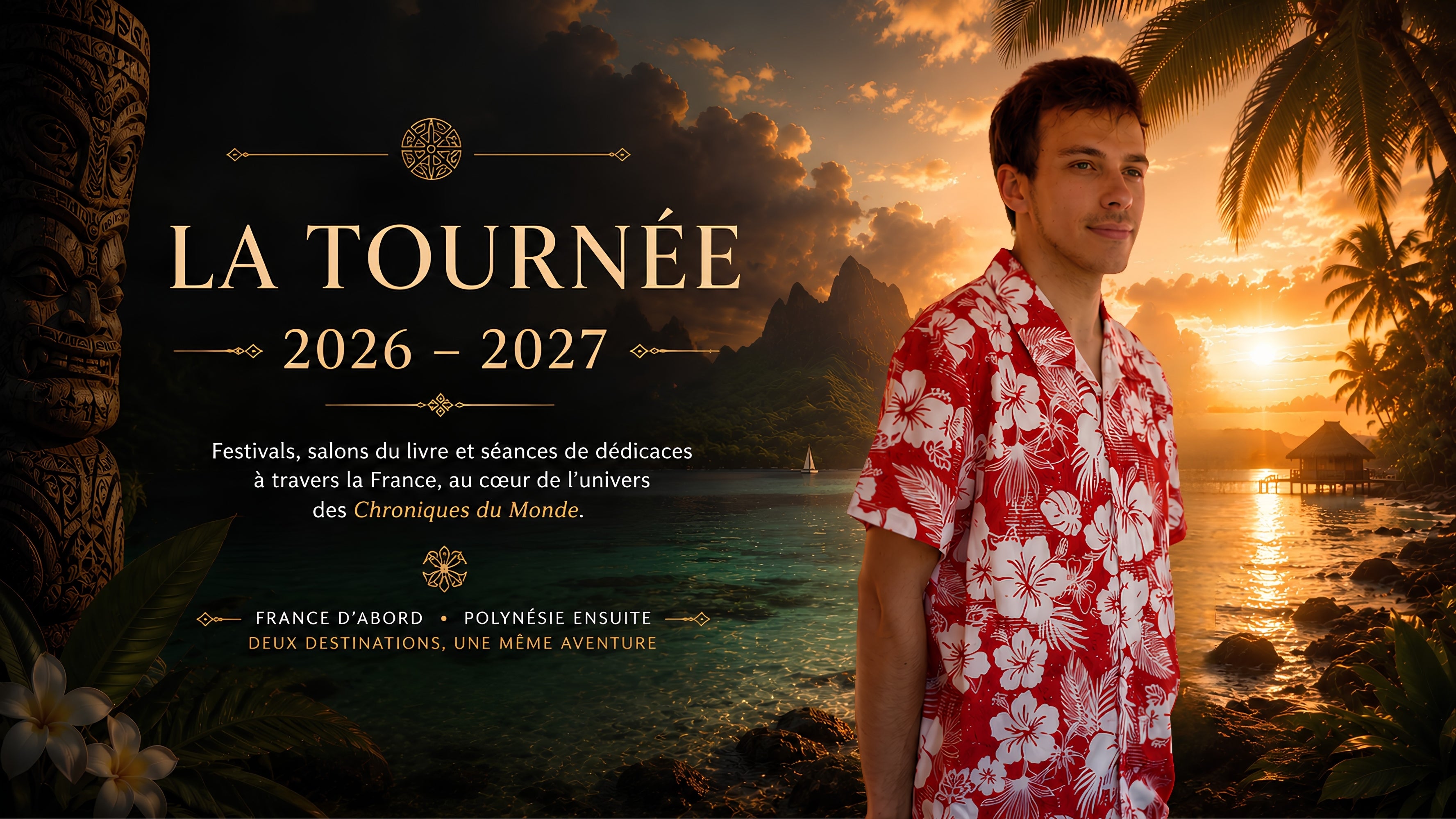La Tournée 2026-2027 — rencontres, dédicaces et festivals