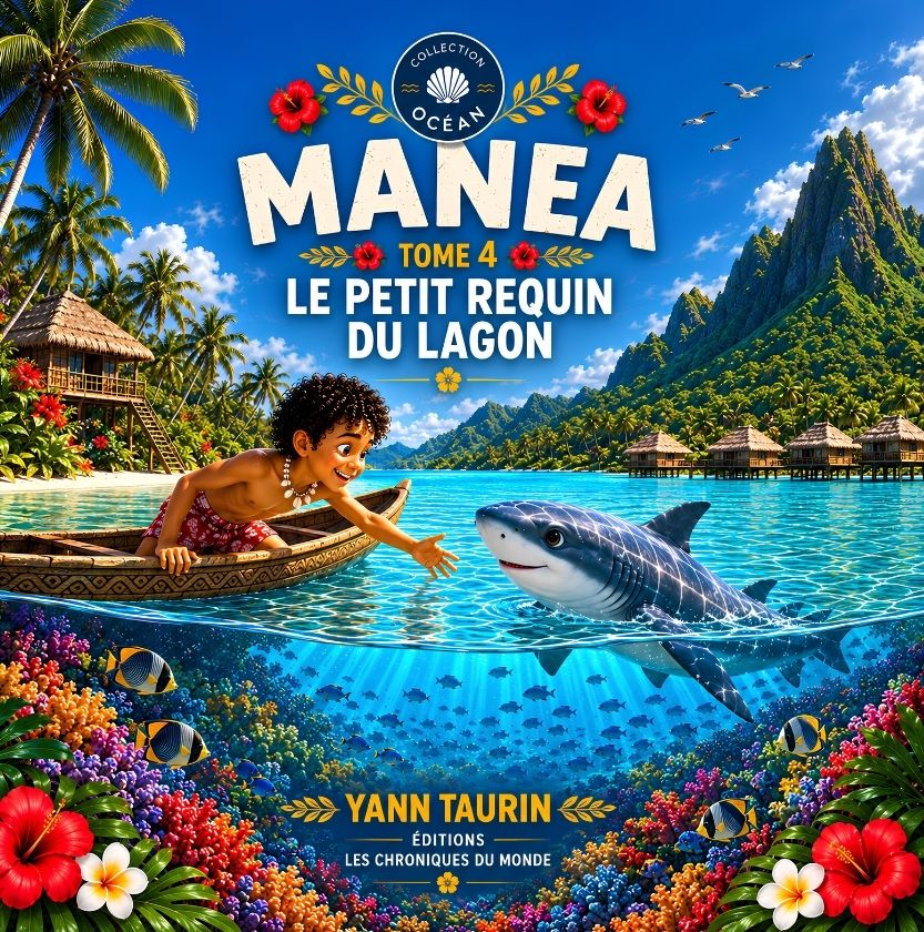 Tome 4 — Manea et le Petit requin du lagon