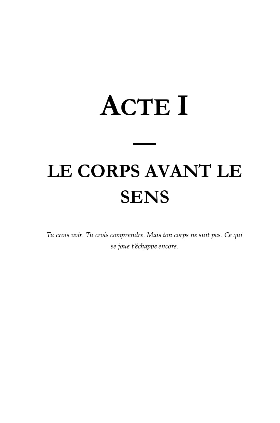 Extrait La Mémoire page 5